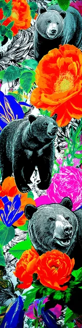 Free bear bookmarks for adults featuring a colorful bear bookmark